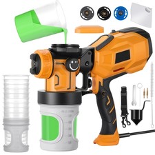 High Efficiency Paint Sprayer with 38000 RPM and 3 Patterns for Fast Painting