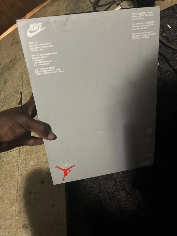 Air Jordan 4 Off-White Sail Men's Sneakers Size 9.5 with Box Ships Fast - Image 4 of 4