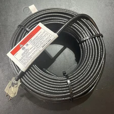 Roof Snow De-Icing Heating Cable Self-Regulating Plug-In Ready Heat Cable 120ft