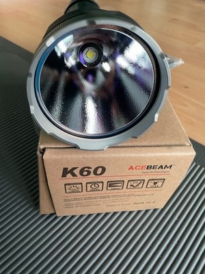Acebeam K60 Led-Lampe, Suchscheinwerfer, 5000 Lumen, XHP70, im Top-Zustand!!!
