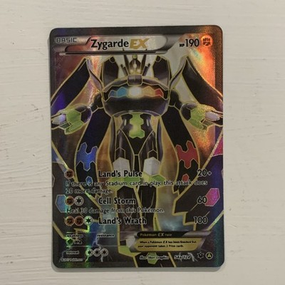 Pokémon Zygarde EX Alternate Art Promo Holo 054A/124 Basic 190 HP Card