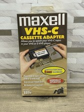 Maxell Mechanical VHS-C Cassette Adapter VP-CA