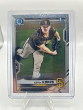 2021 Bowman Draft #BDC-7 Kevin Kopps Chrome San Diego Padres