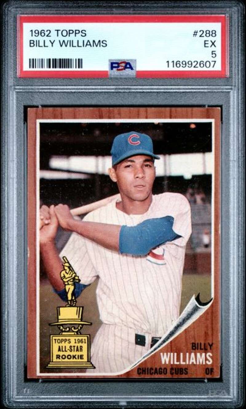 1962 Topps #288 Billy Williams PSA 5 Chicago Cubs  (2607)