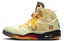 JORDAN 5 Retro Off White Sail - DH8565-100 New Authentic