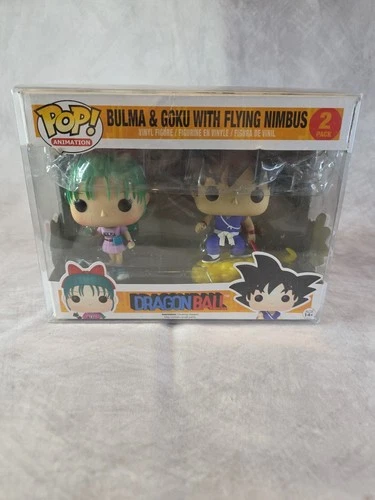 Funko Pop Animation! Dragon Ball: 2 Pack Bulma & Goku with Flying Nimbus BAM
