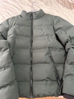 Superdry Puffer Jacket Mens Medium Khaki