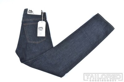 NWT - SIMON MILLER Solid Blue Denim Cotton Mens Pants Jeans USA - 29 R