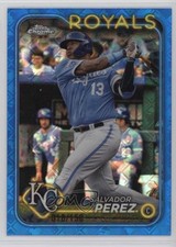 2024 Topps Chrome Logofractor Edition Blue Refractor 18/150 Salvador Perez 13ql