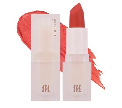 MERZY Nude Veil Lipstick   Soft Matte Finish, MLBB Nude Shades for Daily Wear  