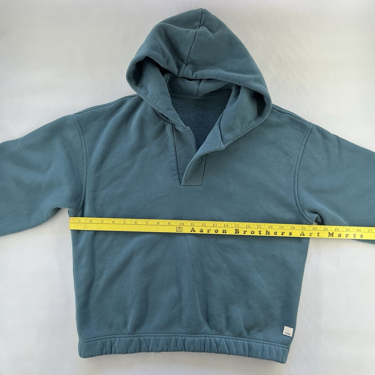 Vuori Restore Notch Hoodie Sz M Light Tidal Teal VW2042 Pullover