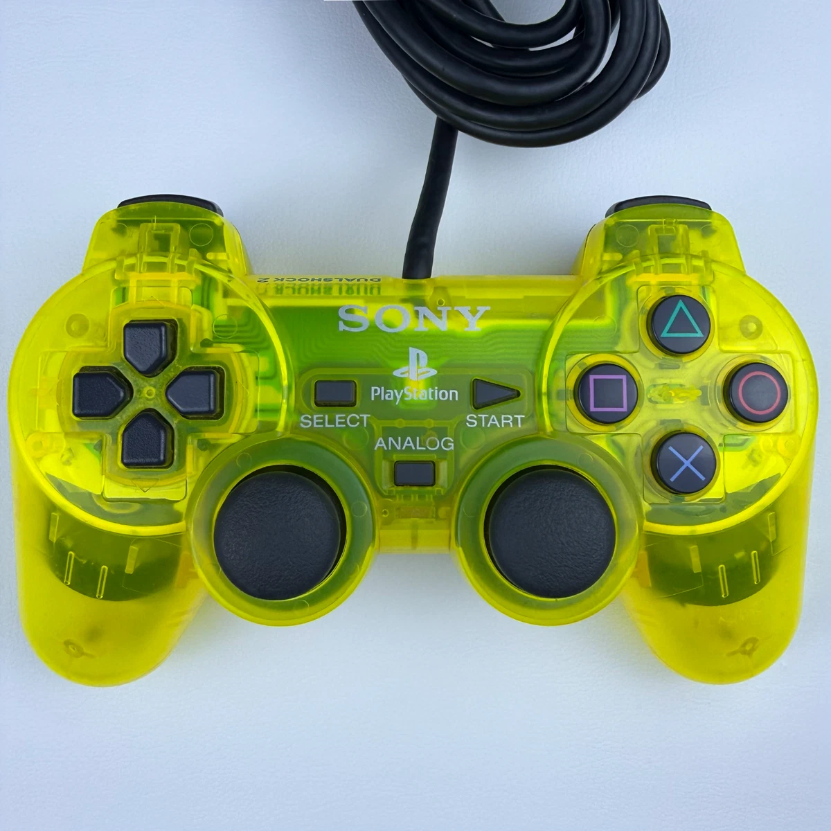 Yellow Wired Controllers for Sony PlayStation 2 for sale | eBay