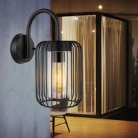 Wandlampe AußEnlampe HaustüRlampe Edelstahl Gitter Laterne Gartenlampe H 32,5Cm