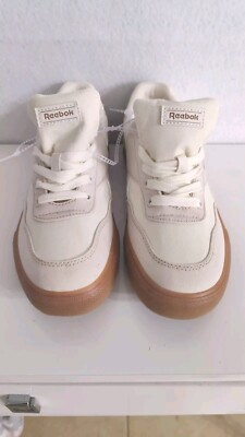 Reebok Men's Canvas Athletic Low Top Shoes Beige/Gum Sole 30130MCCJ Size 6k