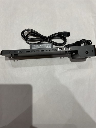 Genuine HP 2013 UltraSlim Docking Station HSTNN-IX10 + HP 65W AC Power Adapter - Picture 5 of 11