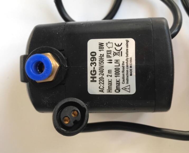 Pompa Dell'acqua LIUCH HG-390 / HG-410 - Ricambio Per Ventilatori A Spruzzo, Con Connettore Impermeabile Aviation Plug