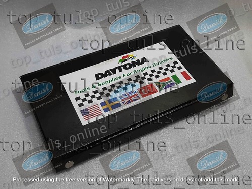 Kawasaki Zx 12R VALVE SEAT CUTTER KIT CARBIDE TIPPED 3 ANGELS CUT 30-45-60 DEGRE - Foto 10 di 11