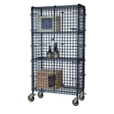Central Exclusive 24"x36" Blue Epoxy Security Cage (Security Cage Only)