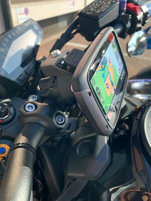 Staffa Per TomTom Rider 400-550 - Montaggio Su Barra 22mm, Supporto Universale Per Moto