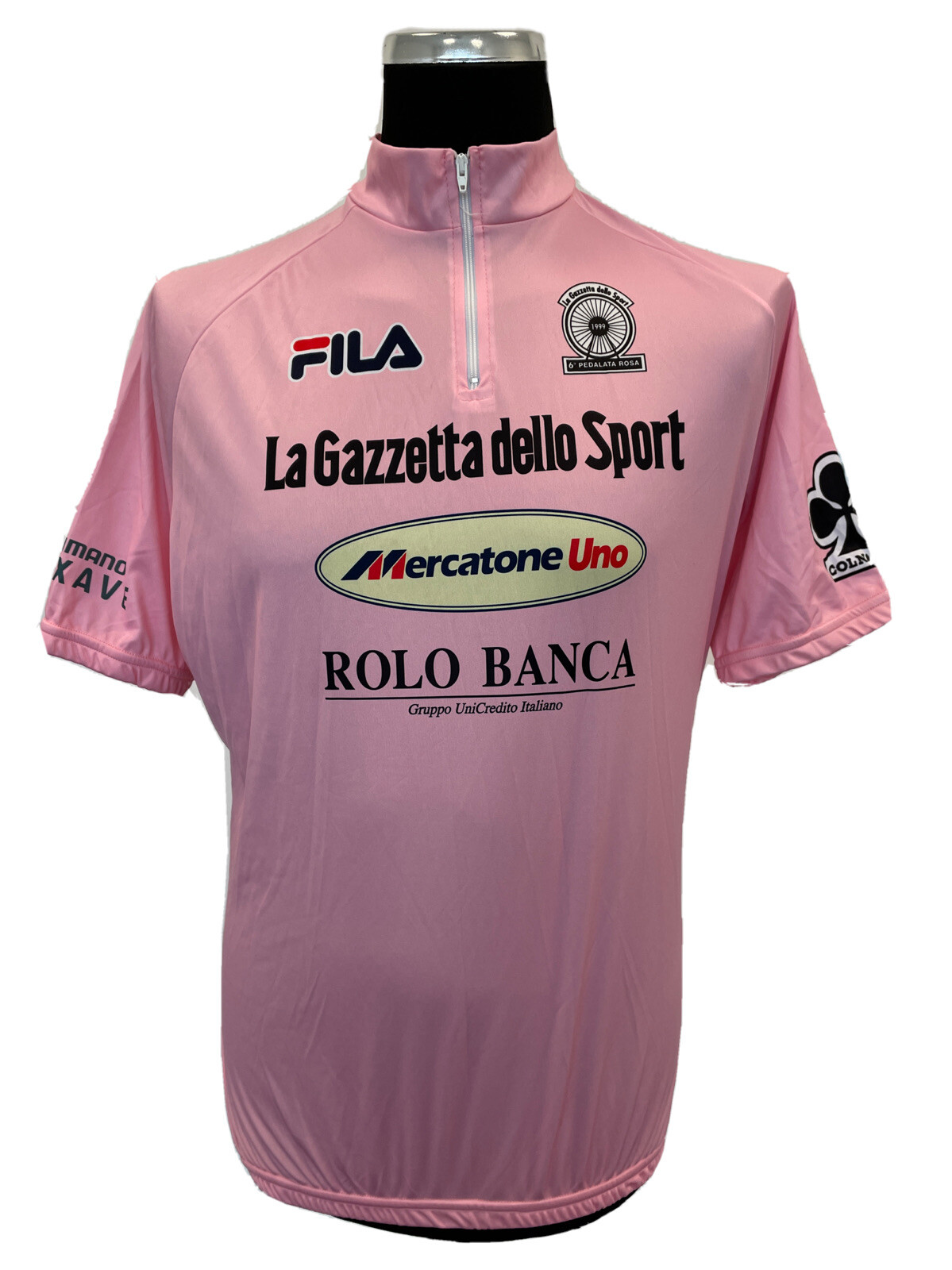 MAGLIA BICI CICLISMO MAILLOT BIKE SHIRT LA GAZZETTA DELLO SPORT FILA JHF747