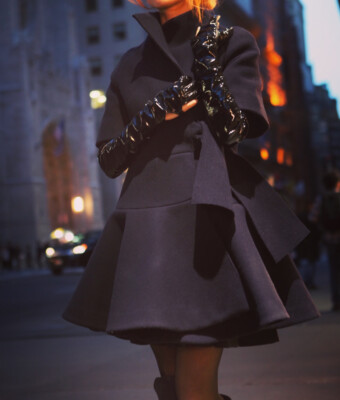 Coat With Short Sleeves. Size S, 0-2