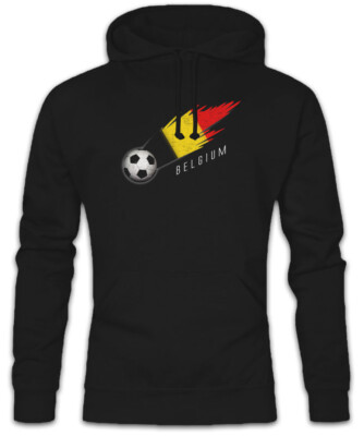 Belgium Football Comet I Hoodie Kapuzenpullover belgische Flagge Fußball Belgien