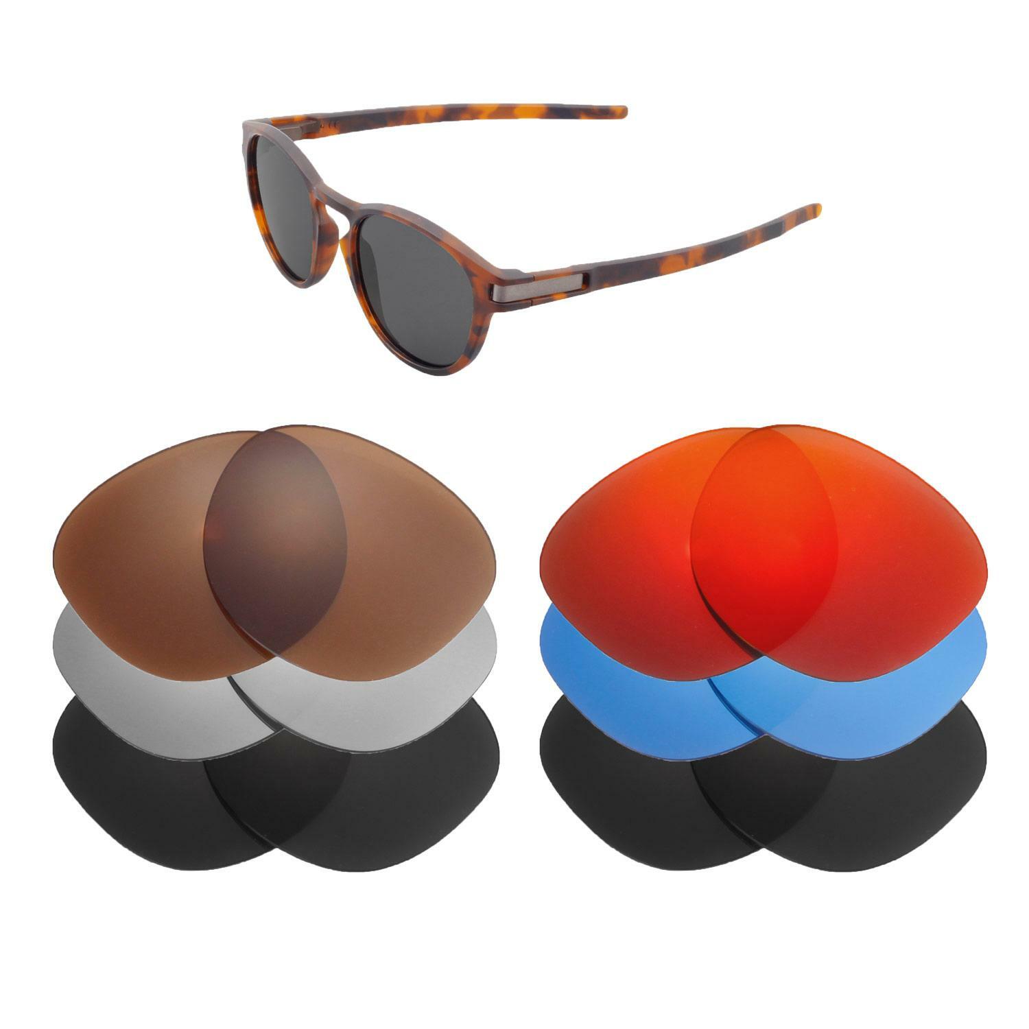 Walleva Replacement Lenses for Oakley Latch Sunglasses Multiple