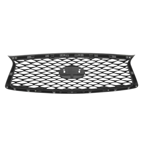 For Infiniti Q50 2018-2020 2021 Gloss Front Bumper Grill Upper Grille W/O Sensor - Picture 13 of 14