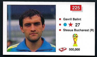 MERLIN - ITALIA 90 - #225 GAVRIL BALINT, STEAUA BUCHAREST
