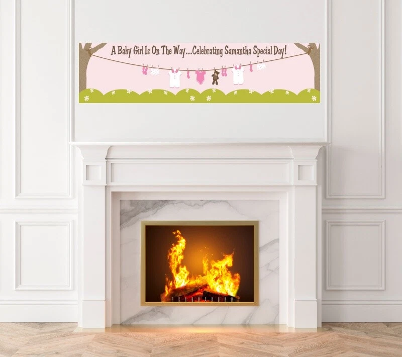 Tendedero Es un Bebé - Banner Estampado Baby Shower - Banner Bebé Interior Exterior Foto 2 de 3