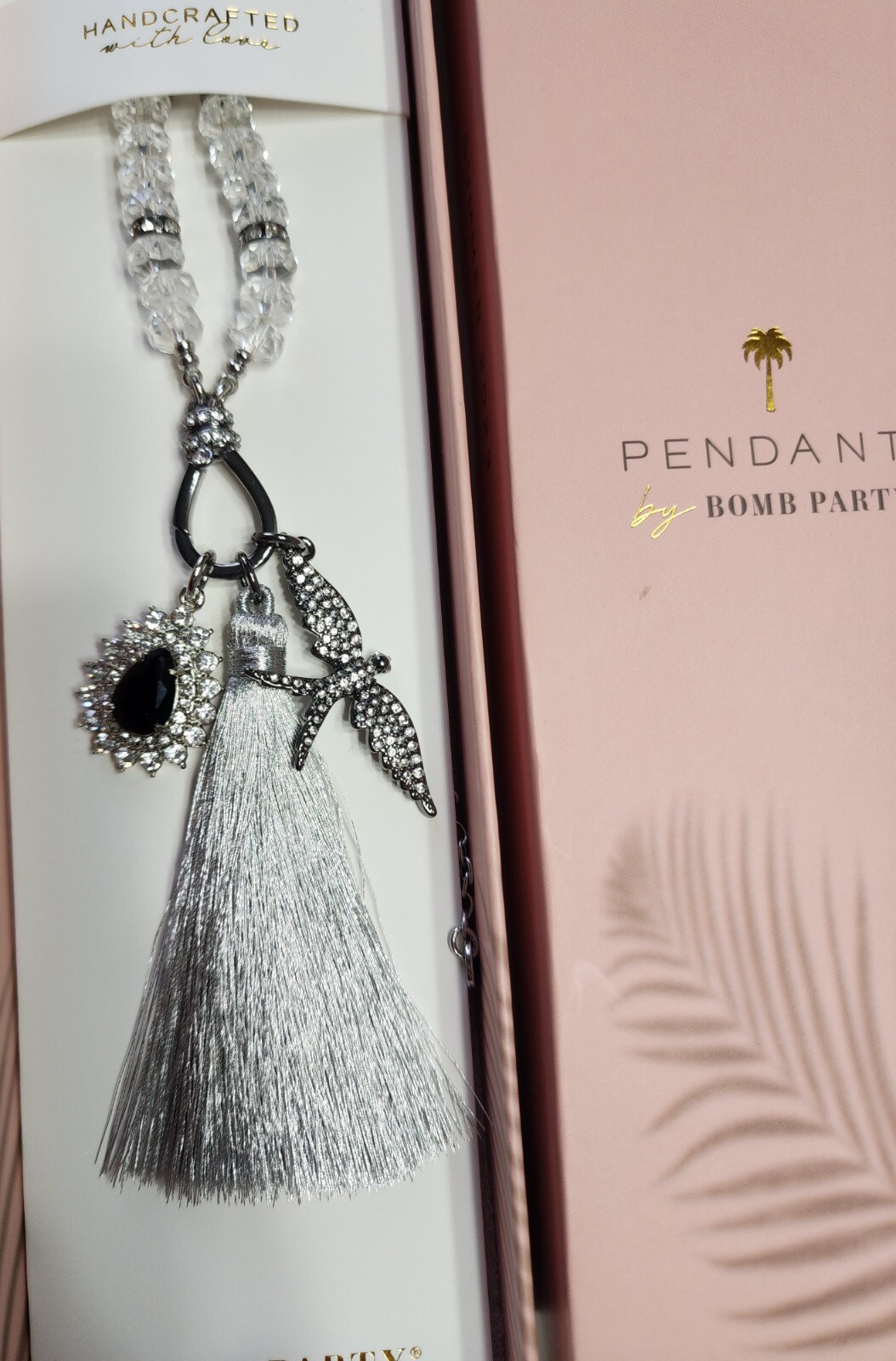 HTF Ring Bomb Party Pendant RBP6264RH 'With Soaring Wings She Flies'