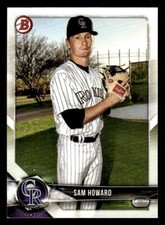 Sam Howard 2018 Bowman #BP109 Prospects  Colorado Rockies