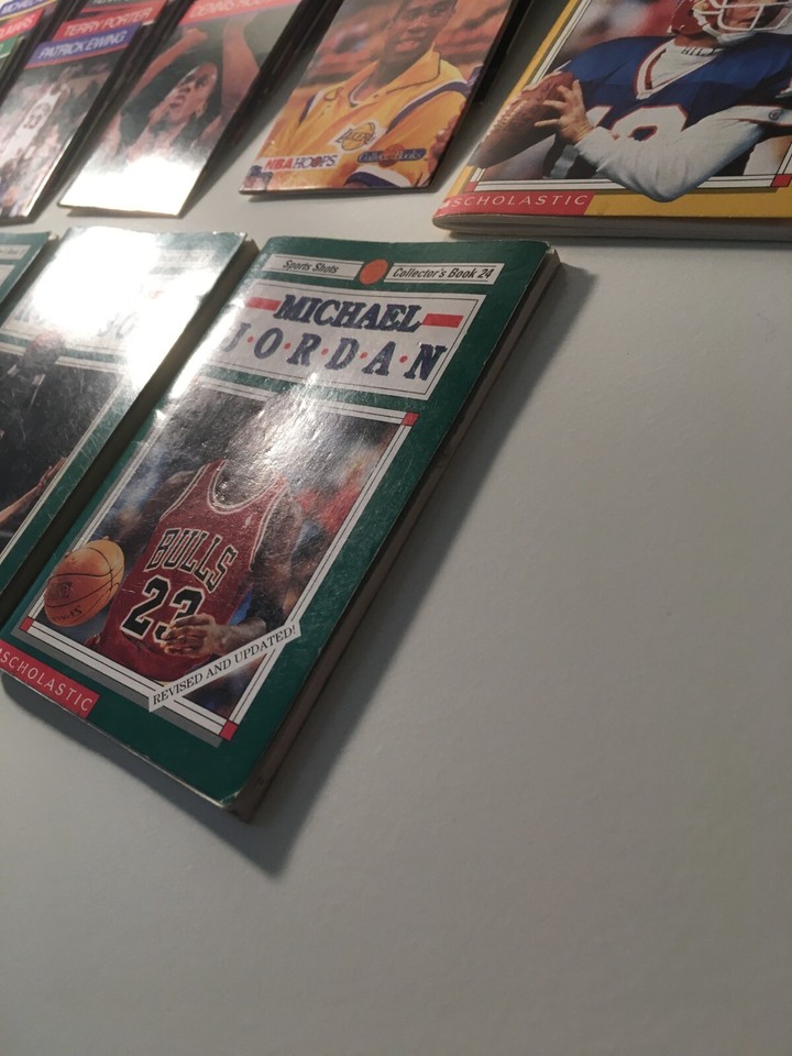 Scholastic Sports Shots (6) + NBA Hoops CollectABooks (34) Lot Jordan