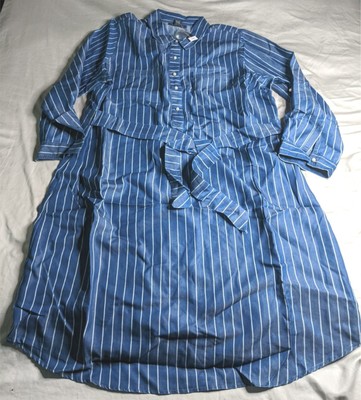 denim shirt dress size 20