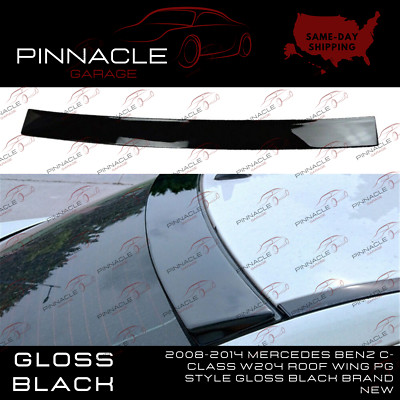 2008-2014 Mercedes BenZ C-class W204 Roof Wing PG Style Gloss Black Brand New