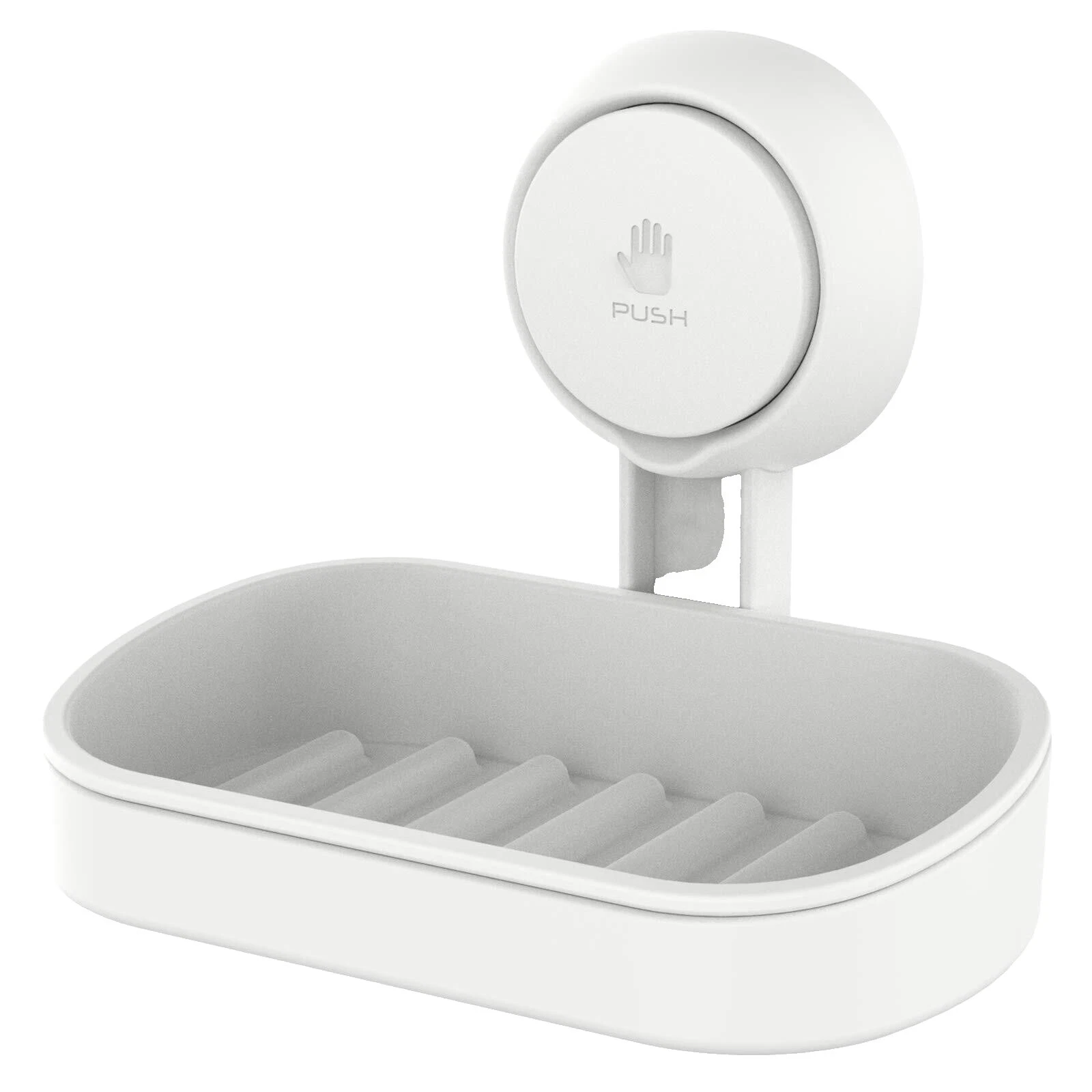 Acero Inoxidable Platos De Jabón Jabón de Baño Blanco