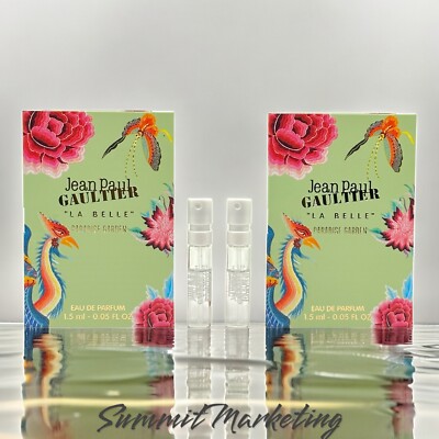 (NEW!) La Belle PARADISE GARDEN by Jean Paul Gaultier Women's Sample Kit 1.5ml