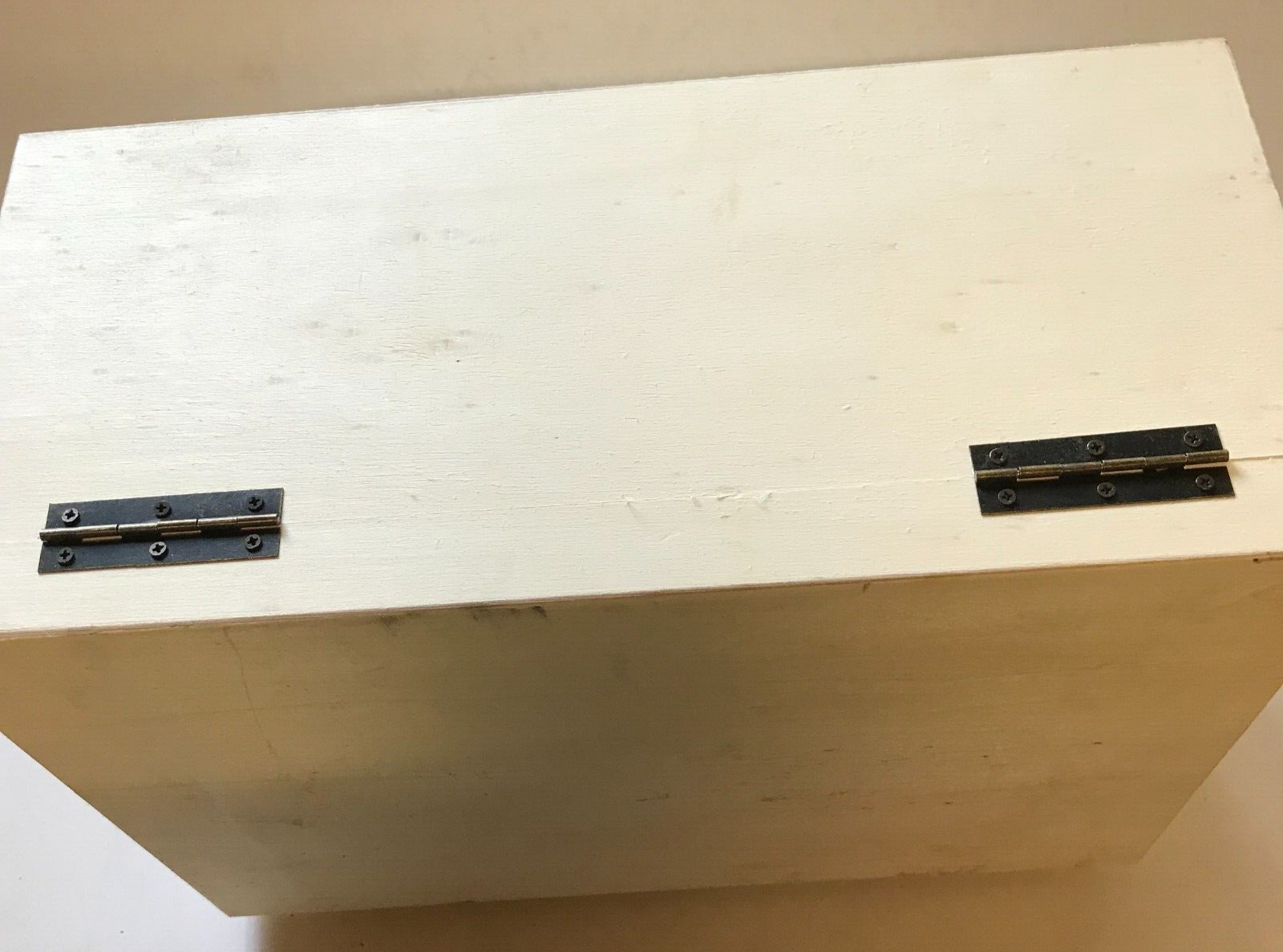 Wooden Storage Box Unpainted Tool Box / Sewing Box / Toy Box eBay