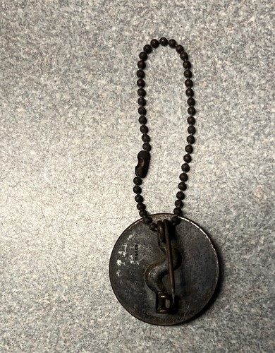 Antike General Electric Co. Mitarbeiterausweis Abzeichen 30er 40er Jahre Vintage Original Pin - Bild 4 von 4