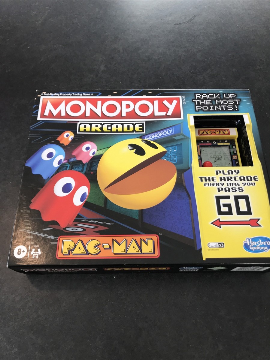 Hasbro (E7030) Monopoly Arcade Pac-Man Board Game for Kids and