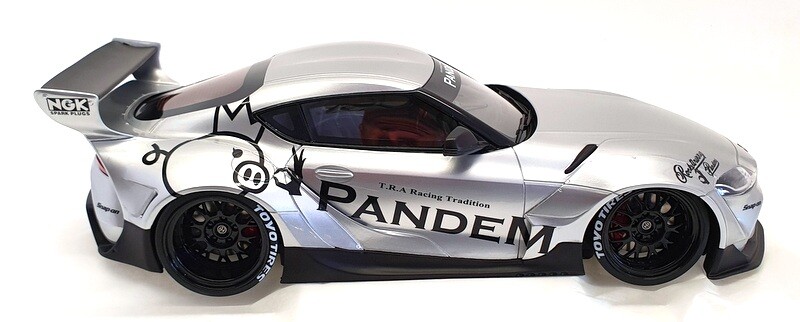 Top Speed 1/18 Scale TS0297 - Pandem Toyota GR Supra V1.0 - Silver