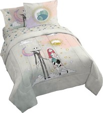 Disney Nightmare Before Christmas "Jack and Sally" Kids Bed Set-AB0DJV2K4864