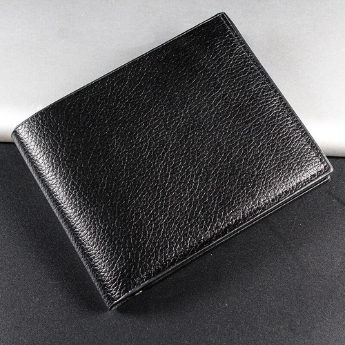 Cartera de cuero PU negra mini cartera monedero formato bolsillo pequeño hombre🔥 - Imagen 38 de 43