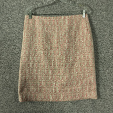 Talbots Women s Size 8P Pink Lined Pencil Summer Skirt