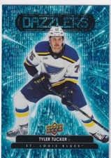 2022-23 UPPER DECK TYLER TUCKER BLUE DAZZLERS ROOKIE