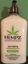 Hempz Age Defying Herbal Body Moisturizer Hydrate  Firming 100 vegan 
