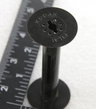 Kodak M-6 Roll Film Spool - 3 1/8" Between ends - Metal EMPTY - USED