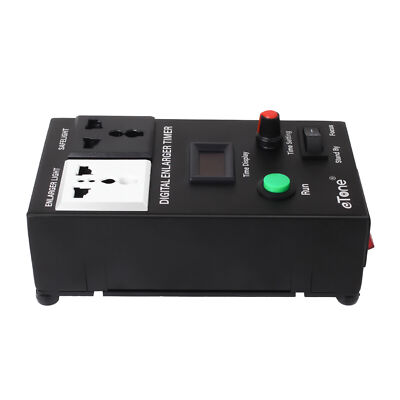 eTone Digital Enlarger Timer Precision With Foot Switch Darkroom Photo Equipment