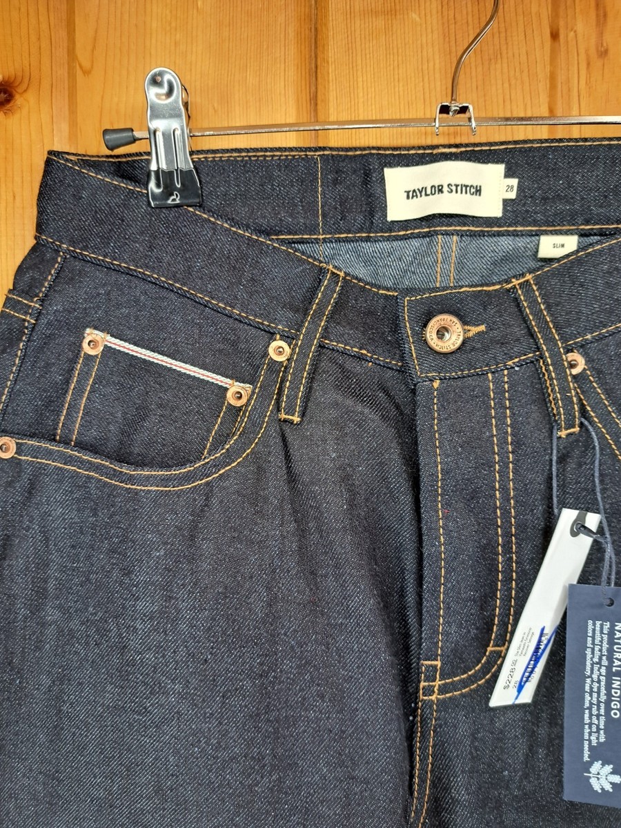 Jeans Taylor Stitch Democratic Yamaashi Orimono Recover Selvage Denim - Taglia 29x34 Blu