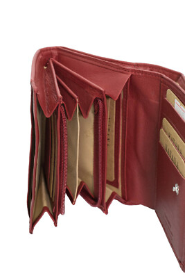 Porte-monnaie Katana En Cuir Lisse - Grand Modèle Réf. 553105, Neuf Avec étiquettes